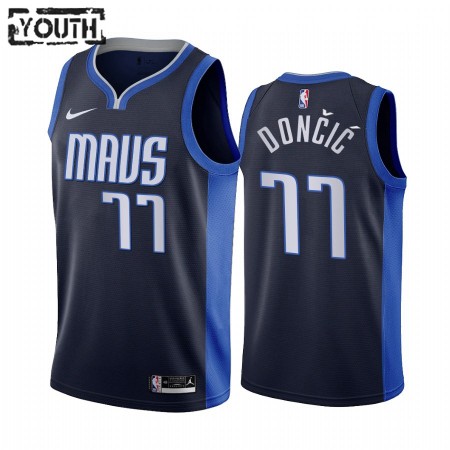 Maillot Basket Dallas Mavericks Luka Dončić 77 2020-21 Earned Edition Swingman - Enfant